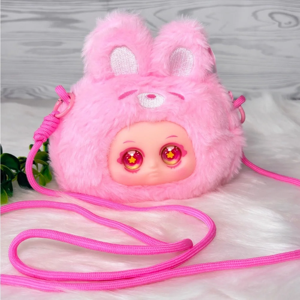 Pink Bunny Plush Shoulder Bag - Picture 4 of 12